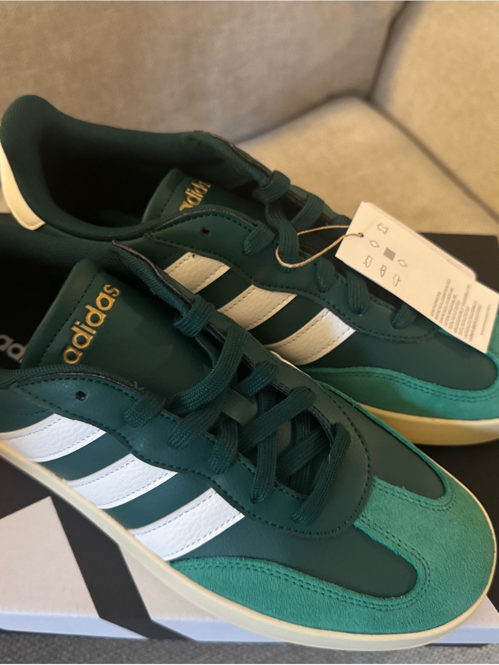 adidas Men’s Teal and White Low-Profile Sneaker